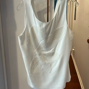 White House Black Market beaded ladies top